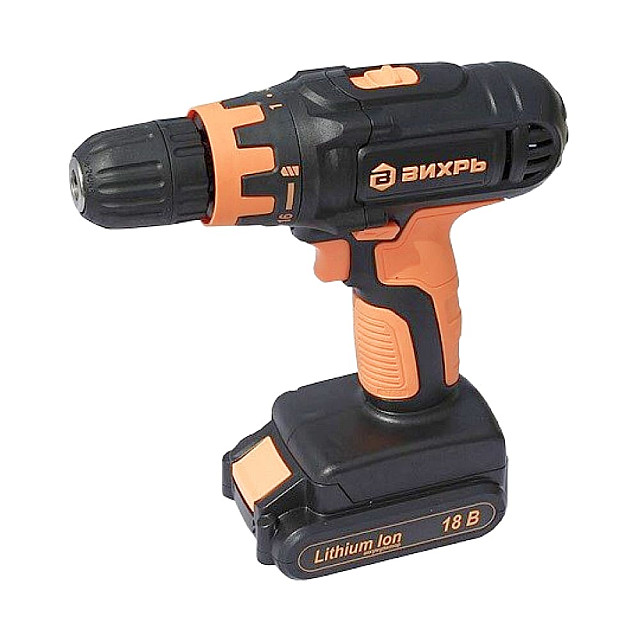 Дрель-шуруповерт Вихрь ДА-18Л-2К  аккумуляторная