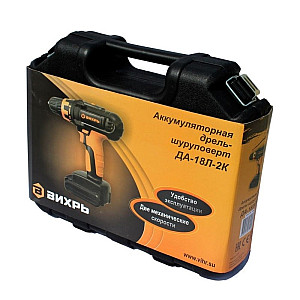 Дрель-шуруповерт Вихрь ДА-18Л-2К  аккумуляторная