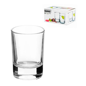 Набор стаканов Pasabahce Basic 52837 1012269 60 мл 6 шт
