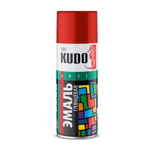 Эмаль Kudo KU-1003 универсальная красная 520 мл