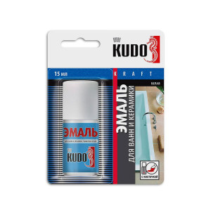 Эмаль для ванн Kudo KU-7K1301-12 с кисточкой 15 мл