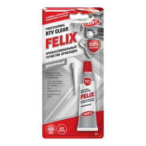 Герметик-прокладка Felix 411040061 профессиональный прозрачный 32 г