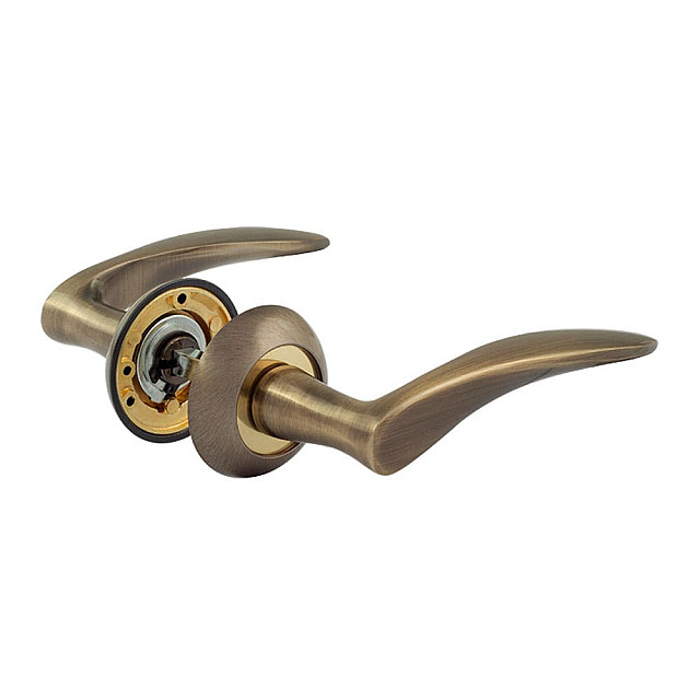 Ручка дверная Нора-М AL38А старая бронза