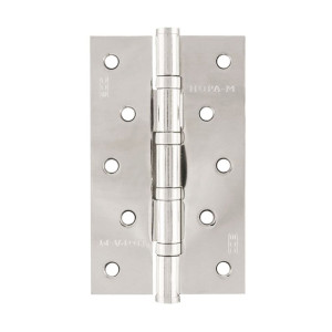 Петля дверная Нора-М Eco 125*75*2.5 мм хром матовый 2 шт