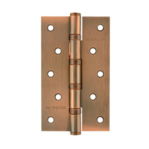 Петля дверная Нора-М Eco 125*75*2.5 мм старая медь 2 шт