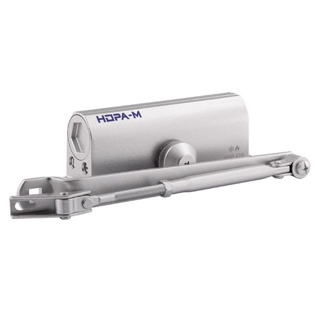 Доводчик Нора-М 420 Isparus 40-90 кг морозостойкий серебро