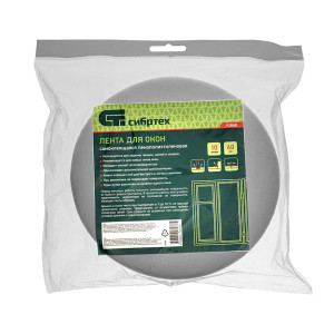 Лента для окон Сибртех 93868 самоклеящаяся 40 мм 10 м