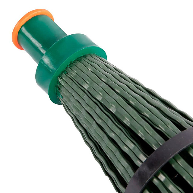 Метла Сибртех 63206 полипропиленовая 140*310 мм круглая с фиксирующим ободом без черенка