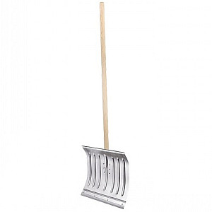 Лопата для уборки снега Сибртех 61582 алюминиевая деревянный черенок