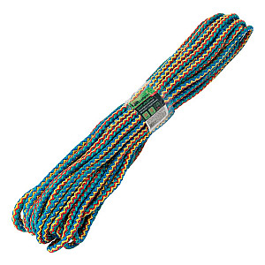 Шнур вязаный Сибртех 93955 полипропиленовый с сердечником разноцветный 8 мм 20 м