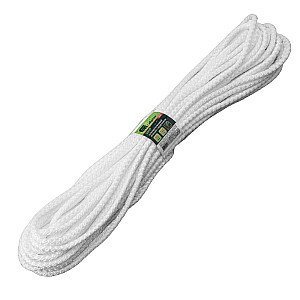 Шнур вязаный Сибртех 93960 полипропиленовый с сердечником 7 мм 20 м белый