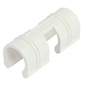 Зажим Palisad 64426 для крепления пленки к каркасу парника 20 мм белый 10 шт