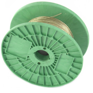 Трос металлополимерный Сибртех 47626 ПР-2.5 прозрачный