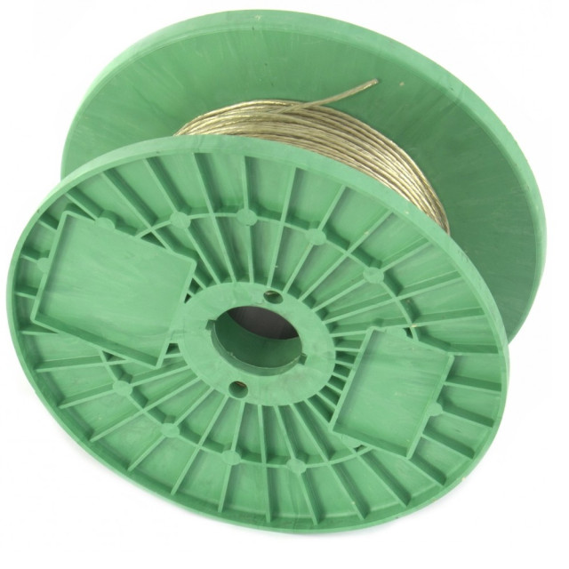 Трос металлополимерный Сибртех 47632 ПР-5.0 прозрачный