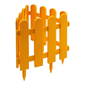 Забор декоративный Palisad Классика 65002 29*224 см желтый