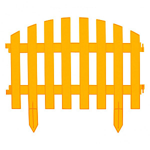 Забор декоративный Palisad Винтаж 65010 28*300 см желтый