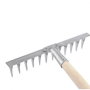 Грабли Сибртех 61754 нержавеющая сталь 12 витых зубьев 290*1300 мм