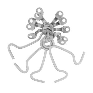 Крючок ветровой Металлист КР-75 91532 цинк 5 шт