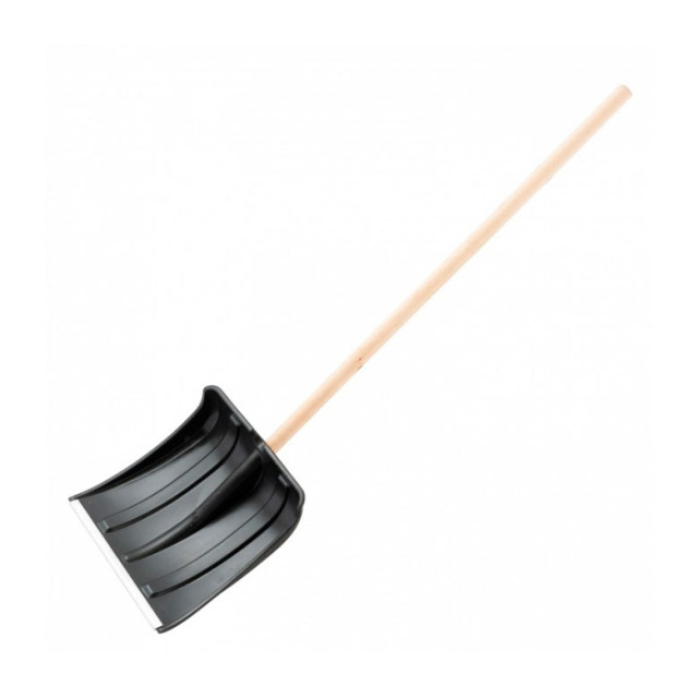 Лопата для уборки снега Russia 6157452 350*350*1445 мм деревянный черенок