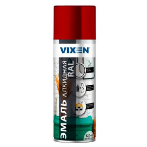 Эмаль Vixen VX13003 алкидная RAL 3003 вишневый 520 мл