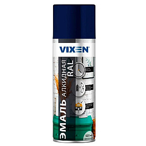 Эмаль Vixen VX15002 алкидная RAL 5002 темно-синий 520 мл