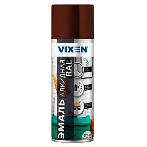 Эмаль Vixen VX18012 алкидная RAL 8012 коричневый 520 мл