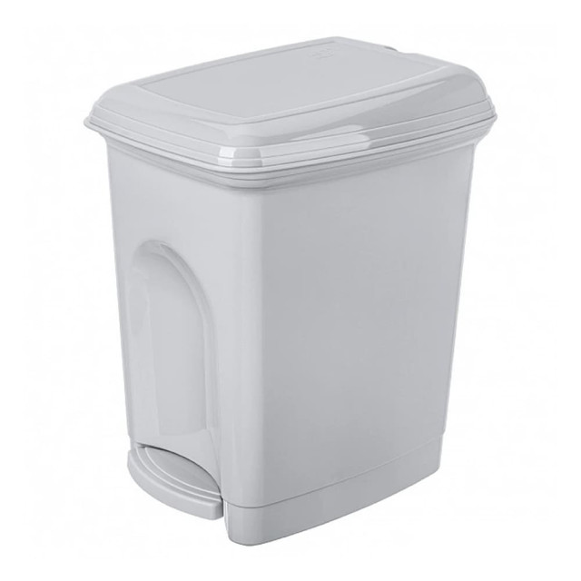 Ведро для мусора Бытпласт 4312026 пластмассовое с педалью 7 л