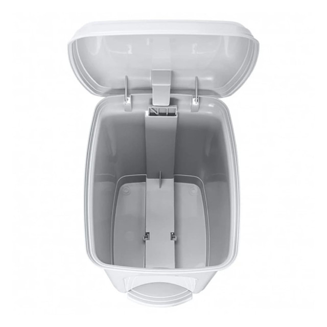 Ведро для мусора Бытпласт 4312026 пластмассовое с педалью 7 л