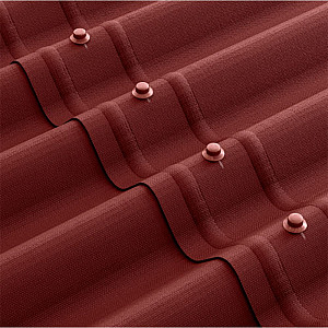 Лист кровельный Onduline Smart красный 1.95*0.95 м