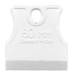 Шпатель Decor 3080079 резиновый 60 мм