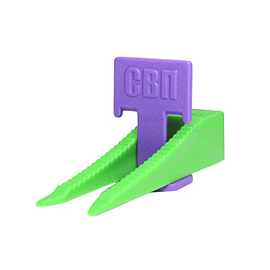 СВП Decor 339-4040 Зажим Флажок 40 шт + Клин 40 шт 1.4 мм