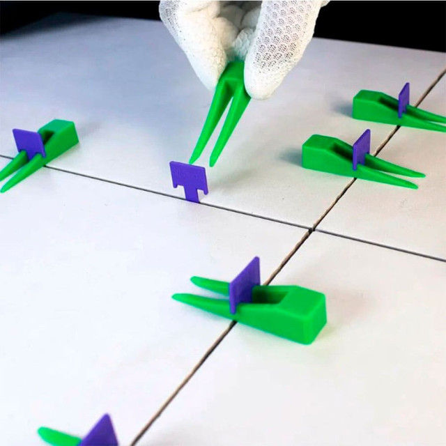 СВП Decor 339-4040 Зажим Флажок 40 шт + Клин 40 шт 1.4 мм