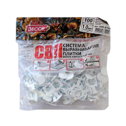 Зажим для СВП Decor Панда 449-4100 1 мм 100 шт