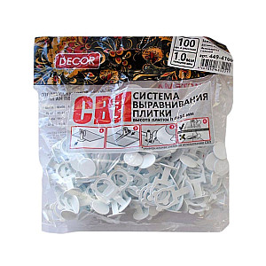 Зажим для СВП Decor Панда 449-4100 1 мм 100 шт