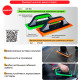 Терка Decor 570-001 3K мягкая оранжевая резина 260*100 мм Терка Decor 570-001 3K мягкая оранжевая резина 260*100 мм
