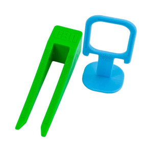 СВП Decor 446-4040 Зажим Квадрат 0.7 мм 40 шт + Клин 40 шт