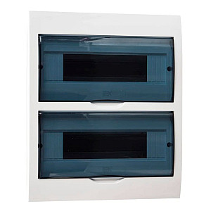 Корпус IEK MKP12-N-24-40-10 ЩРН-П-24 IP41 пластиковый белый