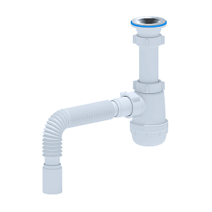 Сифон АНИ пласт A0115 для мойки бутылочный 1 1/2