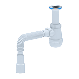 Сифон АНИ пласт A0515 для мойки бутылочный 1 1/2