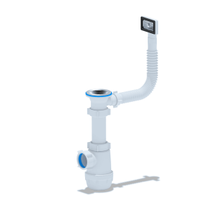 Сифон АНИ пласт A0140S для мойки бутылочный 1 1/2