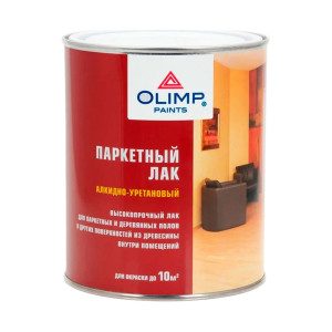 Лак паркетный Olimp матовый 0.9 л