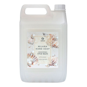 Крем-мыло жидкое Grass Milana жемчужное 126205 увлажняющее 5 кг
