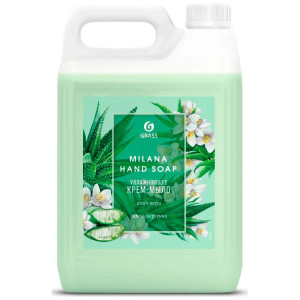 Крем-мыло жидкое Grass Milana алоэ вера 126605 увлажняющее 5 кг