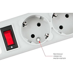 Сетевой фильтр Power Cube B 5 розеток серый 1.9 м