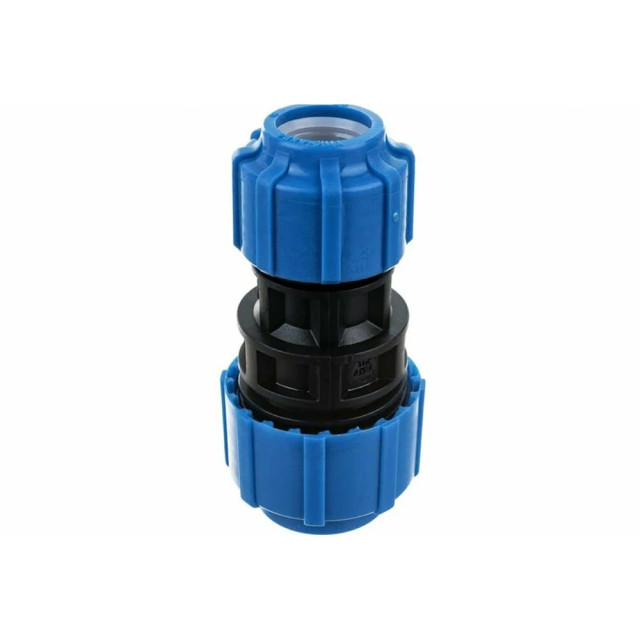 Муфта ТПК-аква соединительная ПЭ 32*25 мм обжимная
