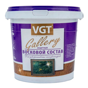 Защитный восковой состав VGT по венецианской штукатурке 0.9 кг