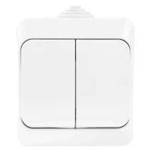 Выключатель Schneider Electric Этюд ВА10-042В 2 клавиши белый