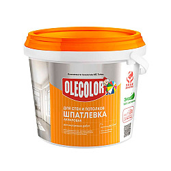 Шпатлевка Olecolor акриловая для стен и потолков 0.9 кг