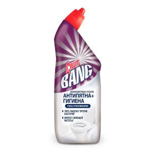 Средство дезинфицирующее для туалета Cillit Bang Анти-пятна + Гигиена Сила отбеливания 750 мл