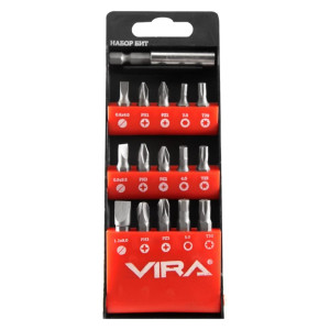 Набор бит VIRA  554101 с магнитным держателем 16 шт